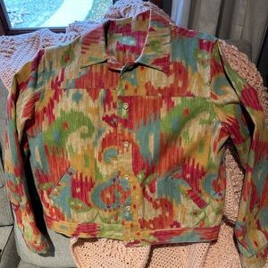 Coldwater Creek Multicolor Jean Jacket